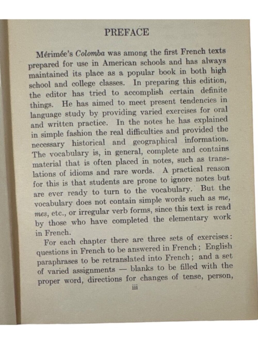 Merimee Colomba By Prosper Merimee 1922 edited by Charles E Young HC 1st Ed Merr - Picture 3 of 13